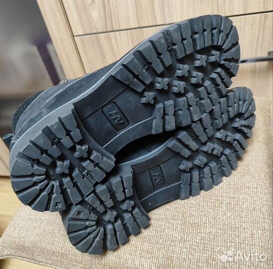 Ботинки натур нубук Германия, р 40, синие