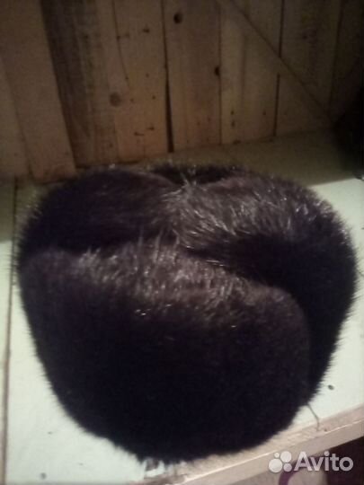 Норковая шапка мужская