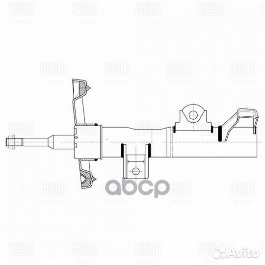 Амортизатор MB W203 00- стойка перед. AG15058 T