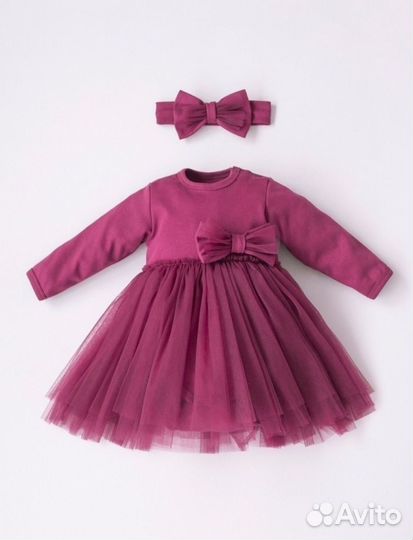 Платье боди для девочки