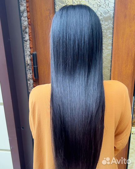 Гладкие волосы на год. Кератин. Модель