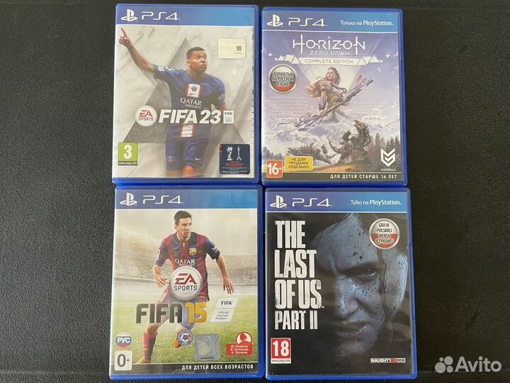 Диски игры для ps4