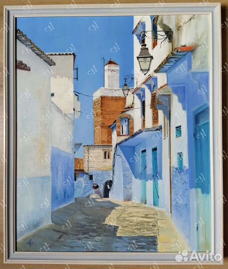 Картина городской пейзаж