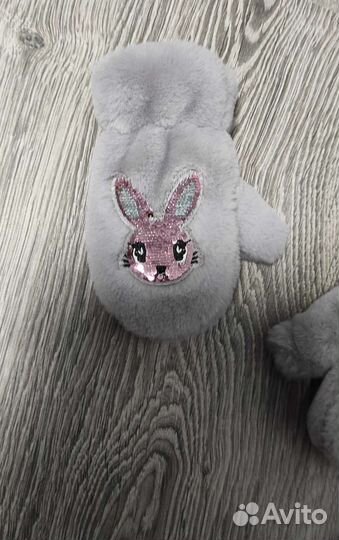 Варежки зимние детские