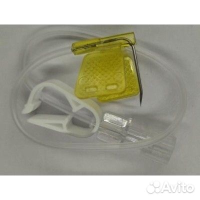 Игла Губера KDL 19G (1,1мм) х 25 мм с крыльями и и