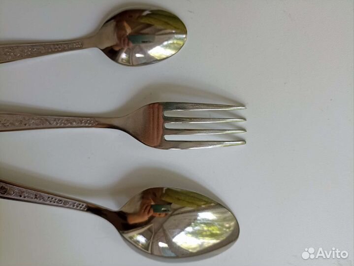 Ложки вилки СССР, виноградная лоза