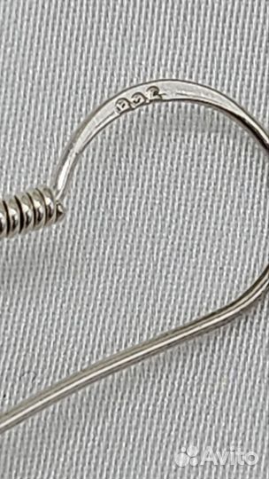 Сереб. серьги-джумки кисточки с нат. камнями