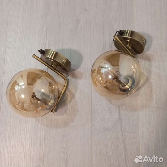 Дизайнерский настенный светильник бра 2 шт