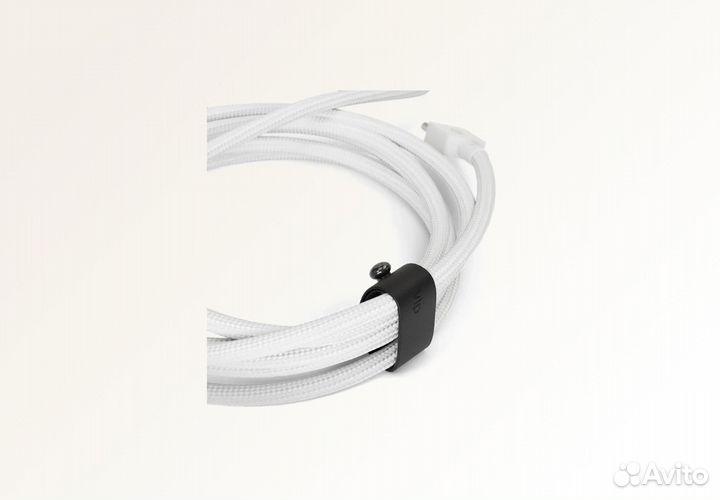Кабель VLP Nylon Cable USB-C - USB-C, 100W, 2м (Бе