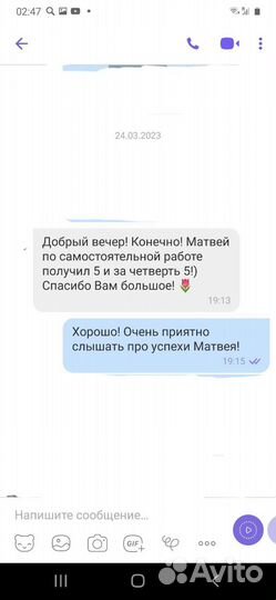 Репетитор начальных классов (с 1 по 6 классы)