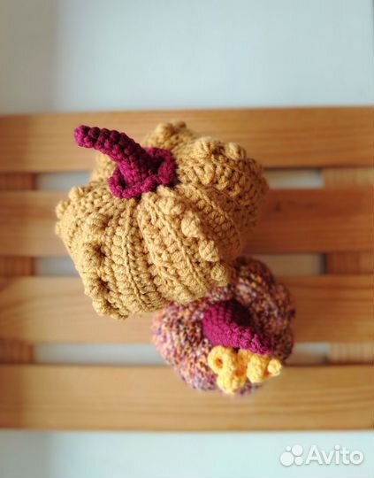 Тыква крючком вязаная