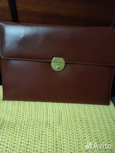 Кожаная папка для документов