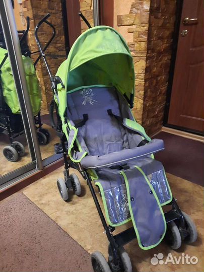 Прогулочная коляска трость бу