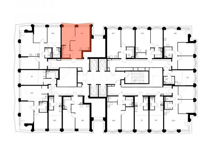 1-к. квартира, 38,5 м², 14/31 эт.