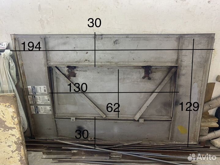 Ворота гаражные бу