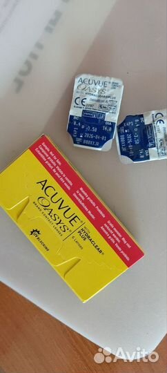 Линзы контактные acuvue oasys