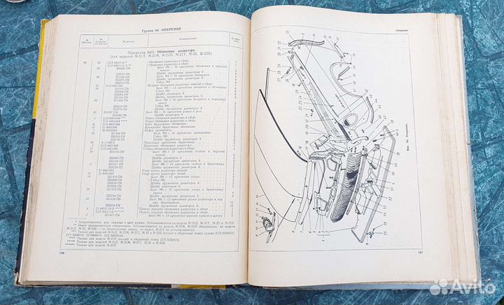Каталог деталей легкового автомобиля Волга газ-21