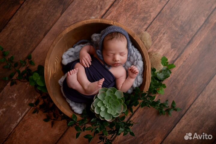Фотосессия новорожденных newborn у вас дома