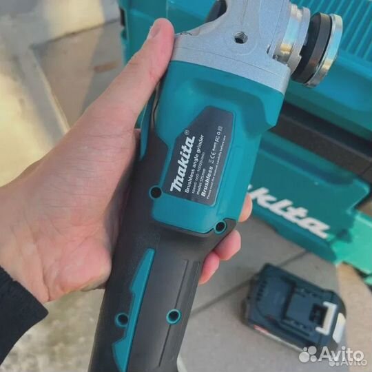 Аккумуляторная болгарка ушм makita 21V 6Ah мощная