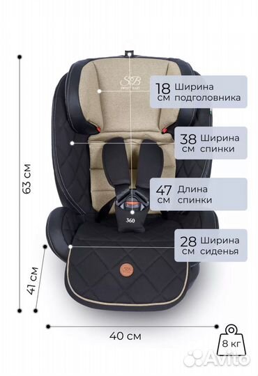 Детское автокресло прокат аренда