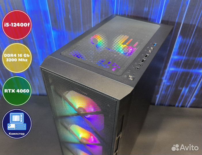 Сборки игровых пк i5-RTX4060-16DDR4-PMQ1723580-H610
