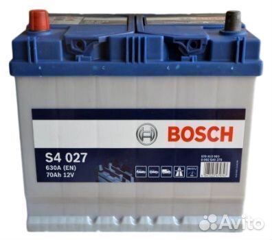 Автомобильный аккумулятор bosch S4 027 70L акб