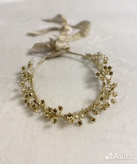 Золотой венок ободок