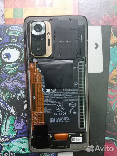 Xiaomi Redmi Note 10 pro на запчасти