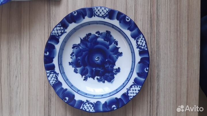 Тарелки Гжель