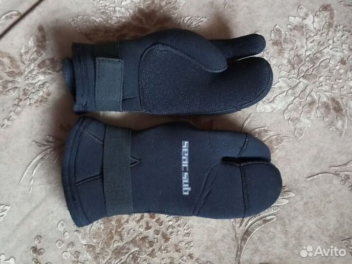 Перчатки для подводной охоты 5 мм