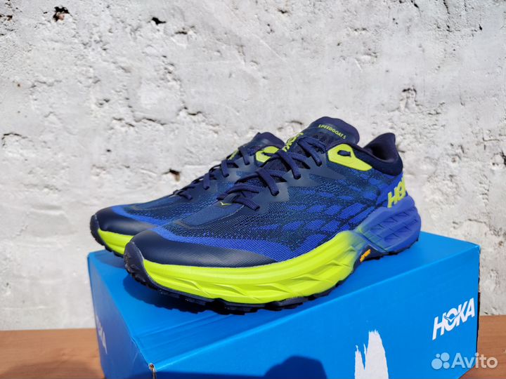 Кроссовки Hoka One One Speedgoat 5 синие новые