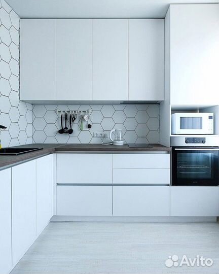 Кухонный гарнитур на заказ в дом в Курсавке