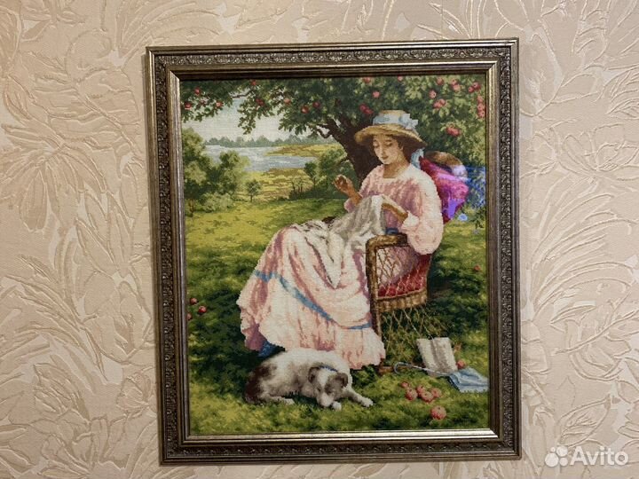 Картина вышитая крестом