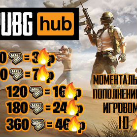 UC Pubg mobile, Юси, Пабг, Пополнение Pubg по ID