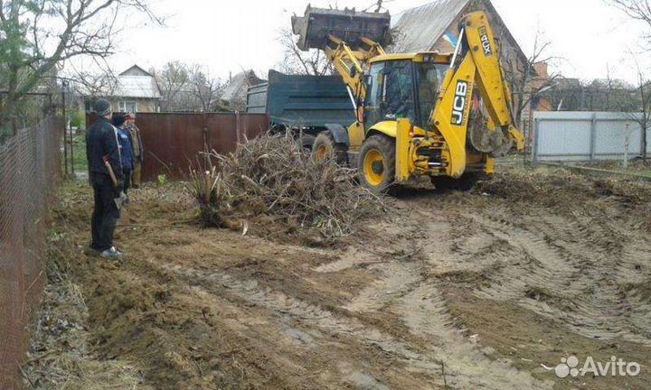 Расчистка участков под строительство.Вывоз мусора