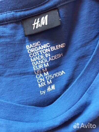 Футболка мужская H&M,50 размер