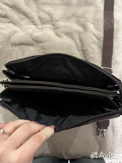 Мужская кожаная сумка catiroya