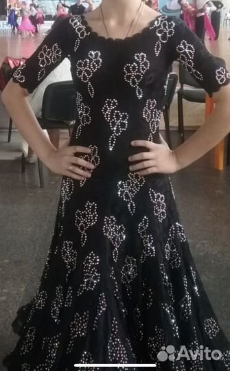 Платье для бальных танцев стандарт