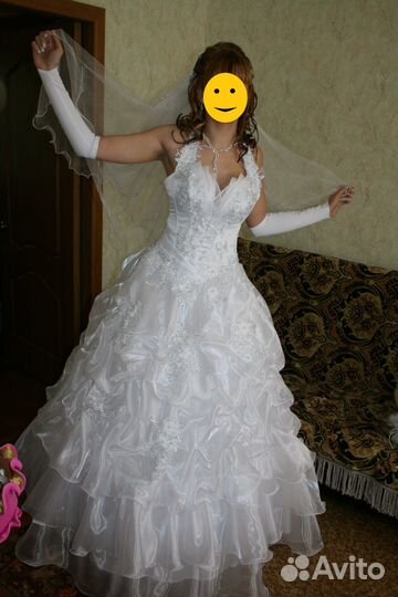Свадебное платье 44-46 р