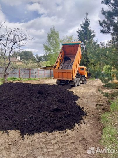 Торфосмеси, почвогрунты, чернозем, перегной