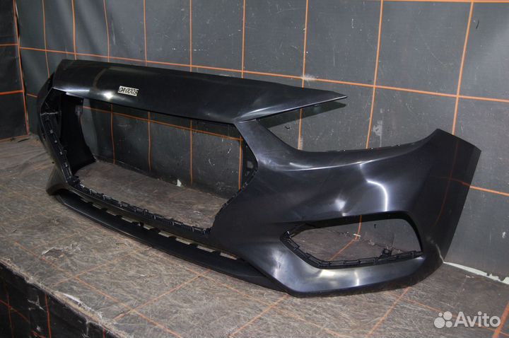 Бампер передний - Hyundai Solaris 2 (2017-20гг)