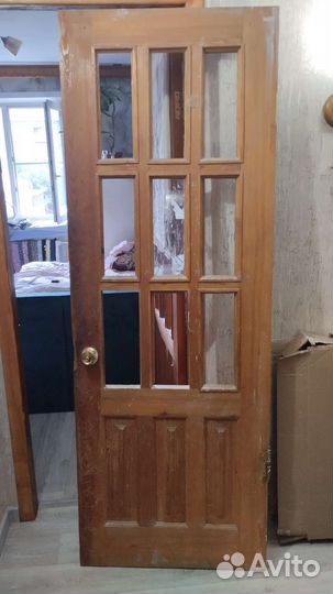 Двери межкомнатные из массива сосны