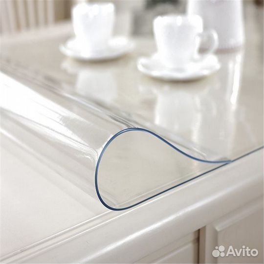 Мягкое стекло на стол круги овалы