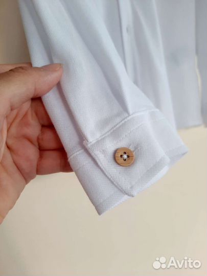 LC waikiki белая рубашка новая, 6-7лет
