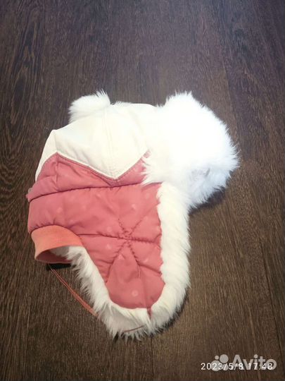 Шапка зимняя для девочки 54 размер