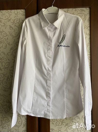 Рубашка белая женская/детская, размер xs