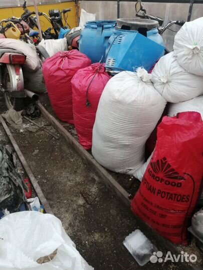 Опилки и стружка в мешках