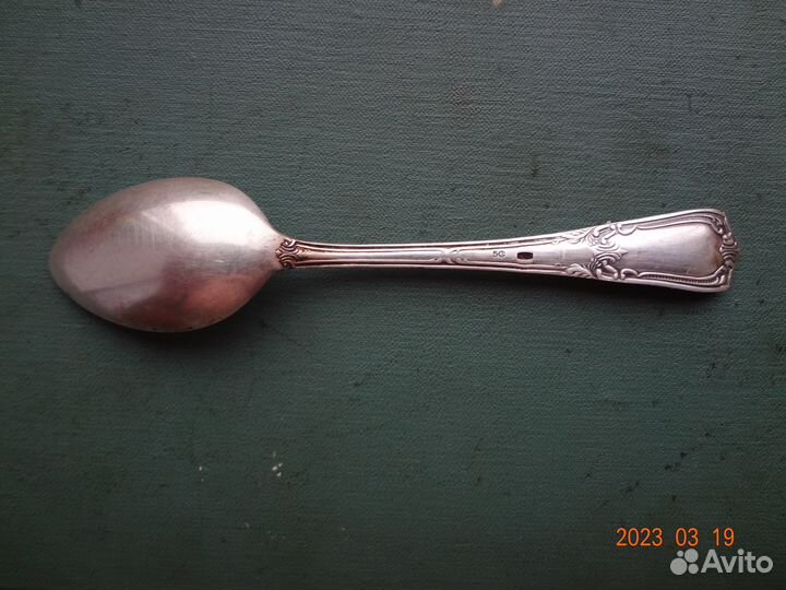 Серебряная чайная ложка