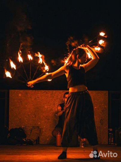 Огненное-шоу / фаер-шоу / Световое-шоу