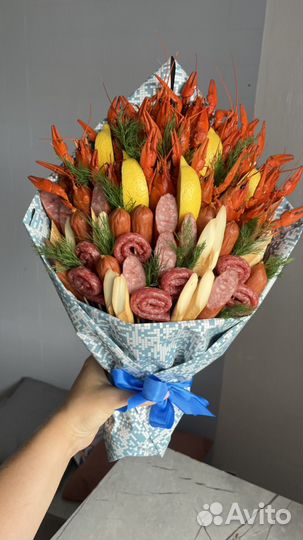 Мужской букет из раков